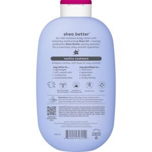 Shea Better Body Lotion- Vanilla Cashmere, 24-Hour Moisture